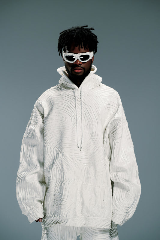 AWHM-003 Volt Shell Hoodie – White